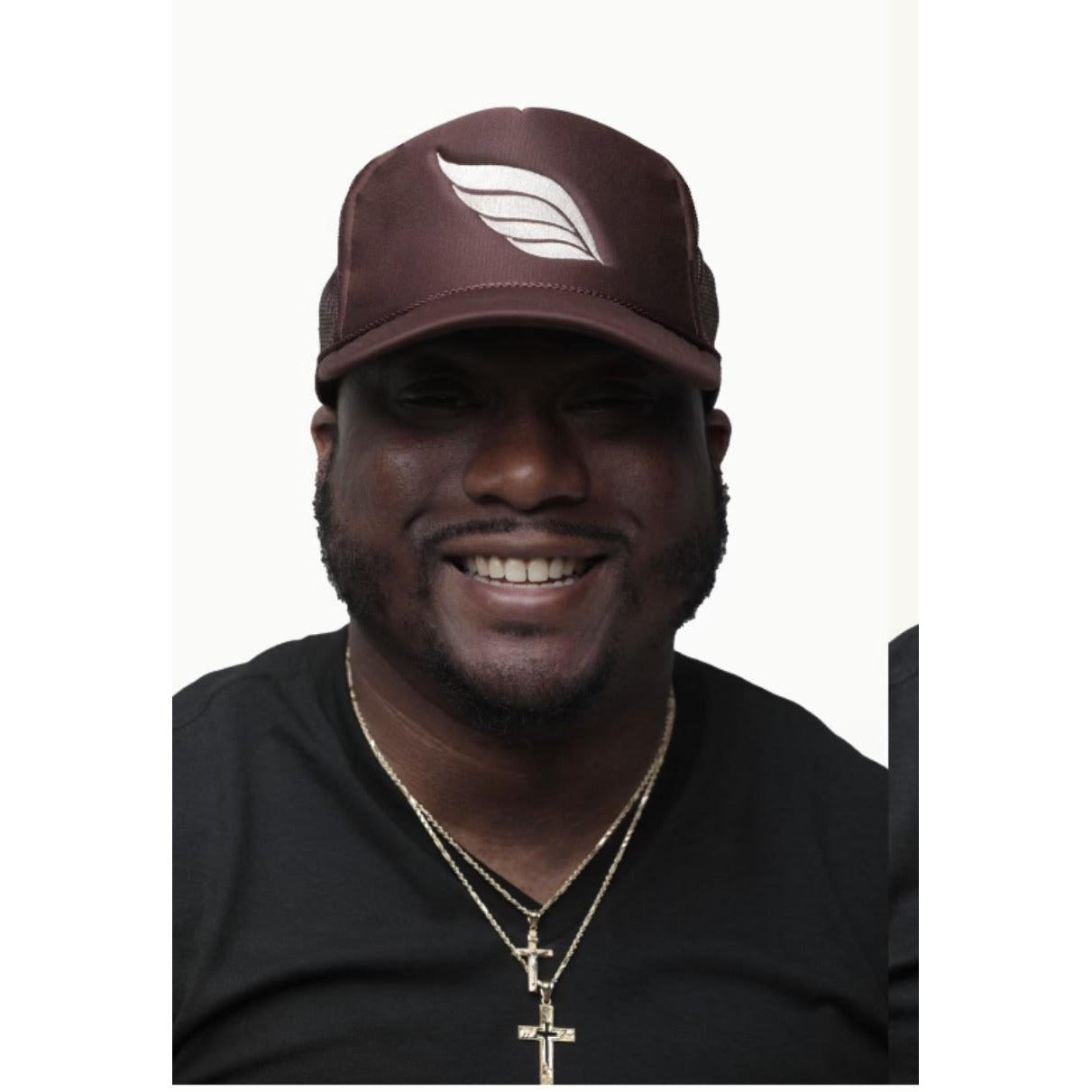 Brown (tan wing) Trucker